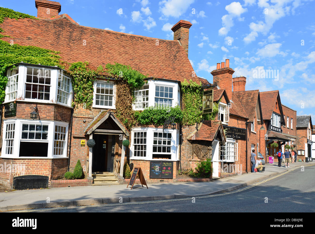 18th Century 'The Miller of Mansfield' coaching inn, GoringonThames, High Street, Oxfordshire