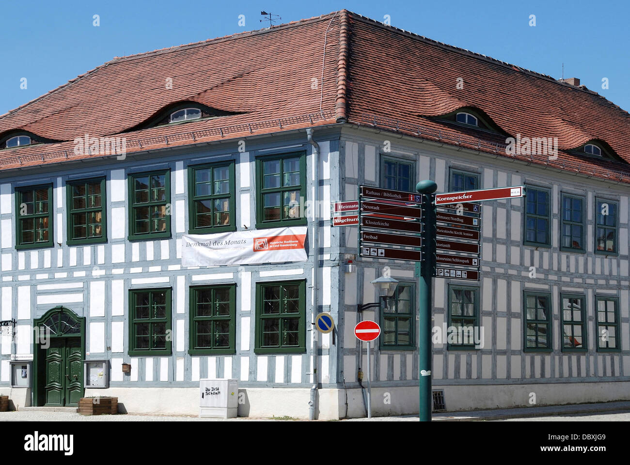 Museum of local history and culture of the city of Dahme/Mark in Brandenburg. Stock Photo