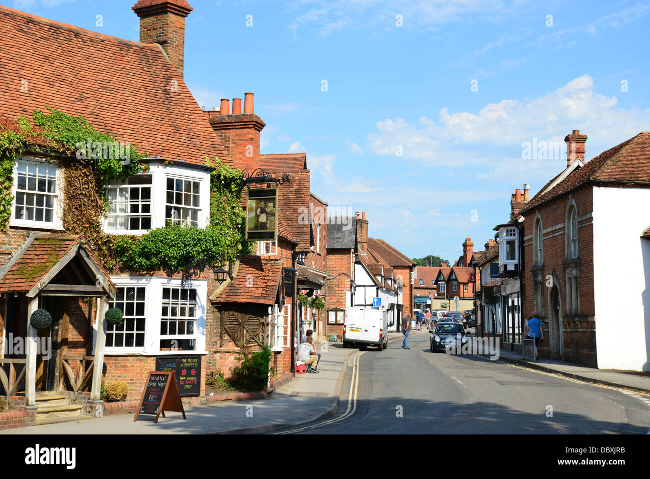 18th Century 'The Miller of Mansfield' coaching inn, GoringonThames, High Street, Oxfordshire