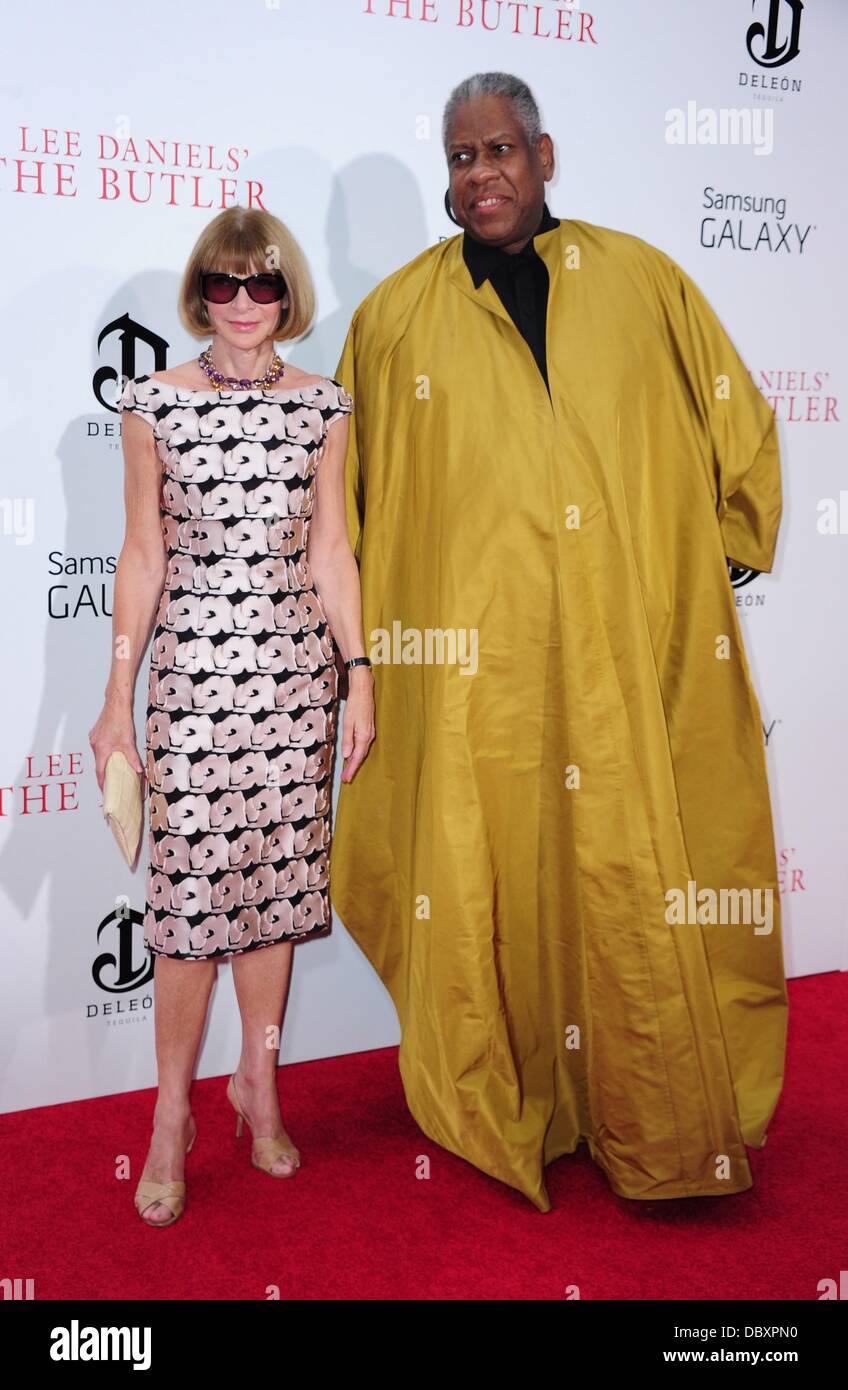 New York, NY, USA. 5th Aug, 2013. New York, NY. 5th Aug, 2013. Anna Wintour, Andre Leon Talley at arrivals for LEE DANIELS' THE BUTLER Premiere, The Ziegfeld Theatre, New York, NY August 5, 2013. © Gregorio T. Binuya/Everett Collection/Alamy Live News/Alamy Live News Stock Photo