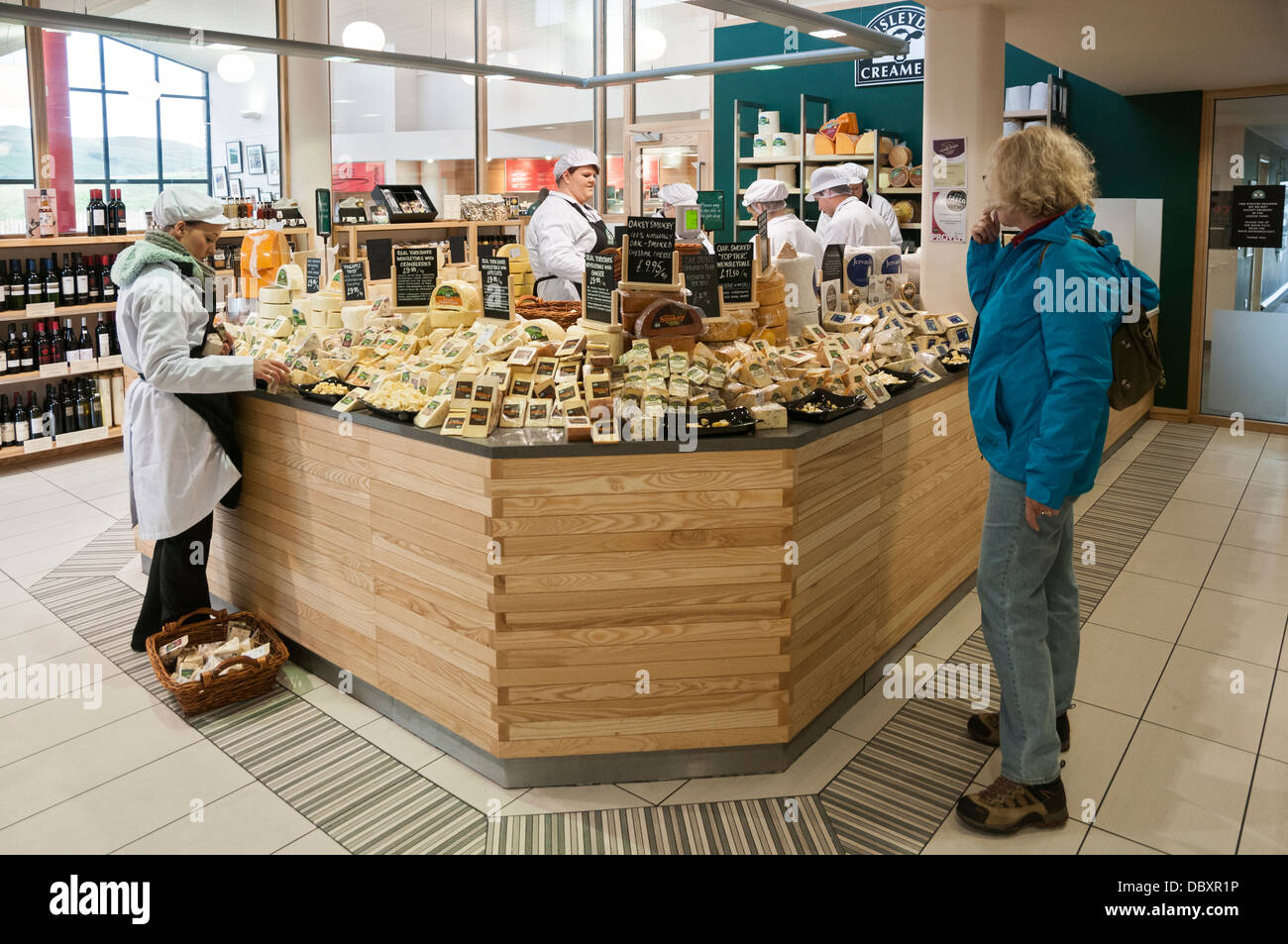 Great Britain, England, North Yorkshire, Hawes, Wensleydale Creamery