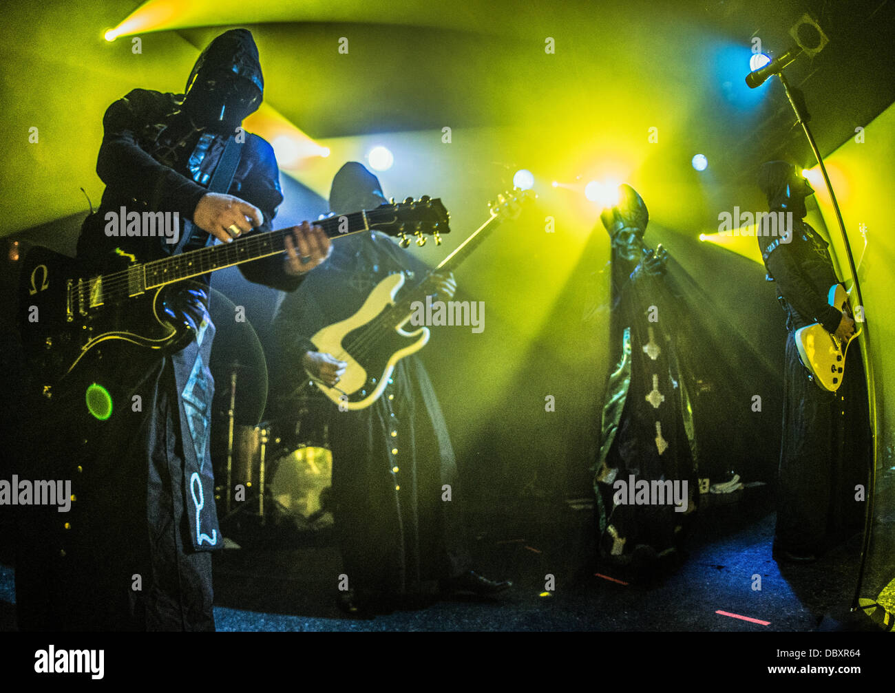 Heavy metal band Ghost performing at Double Door in Chicago, IL in 2013