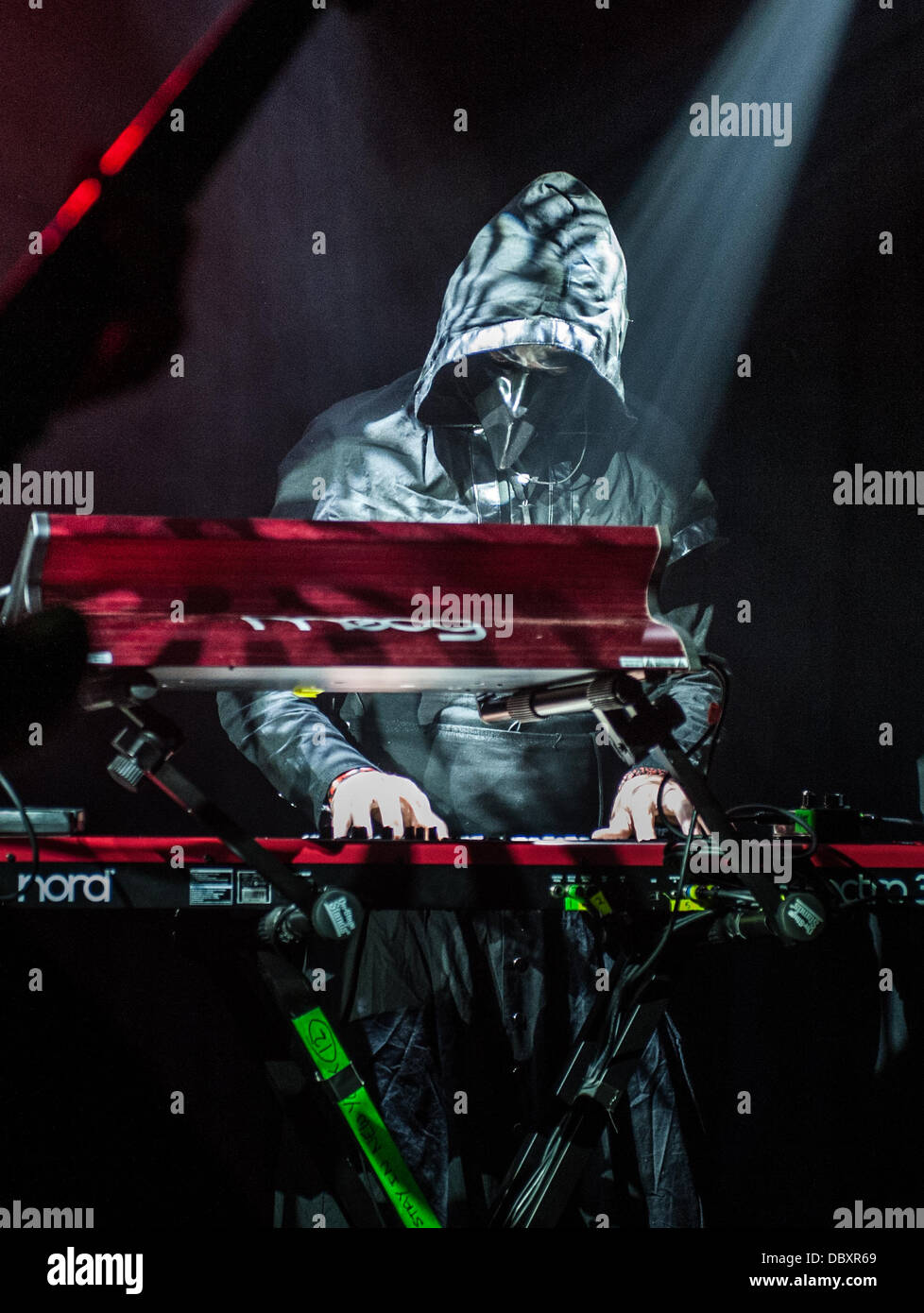 Heavy metal band Ghost performing at Double Door in Chicago, IL in 2013