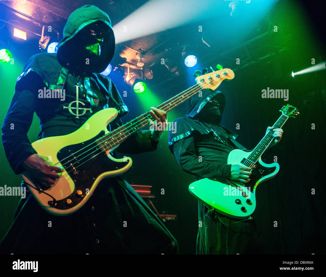 Heavy metal band Ghost performing at Double Door in Chicago, IL in 2013