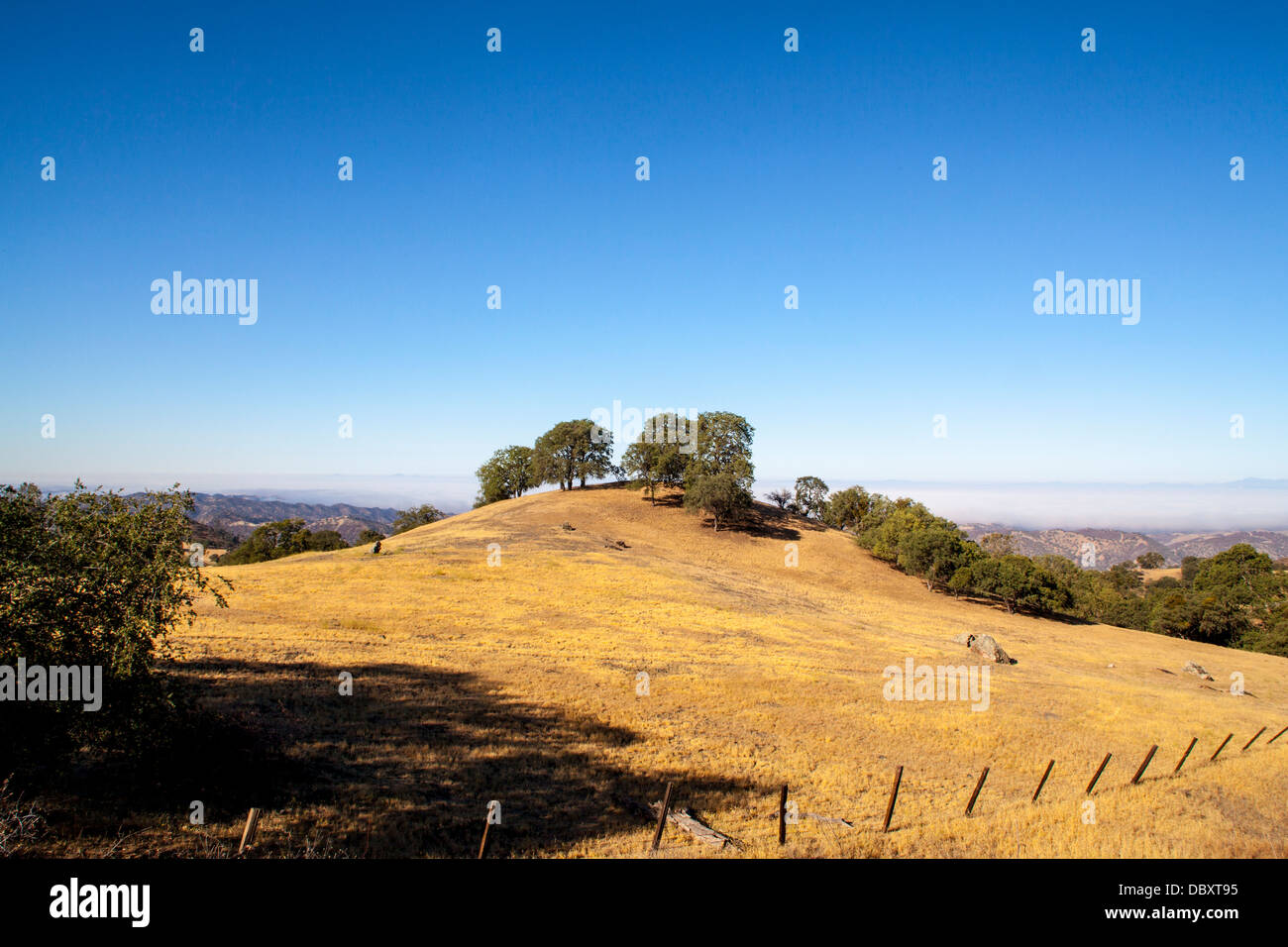 A Scene along California highway 198 in Central California between