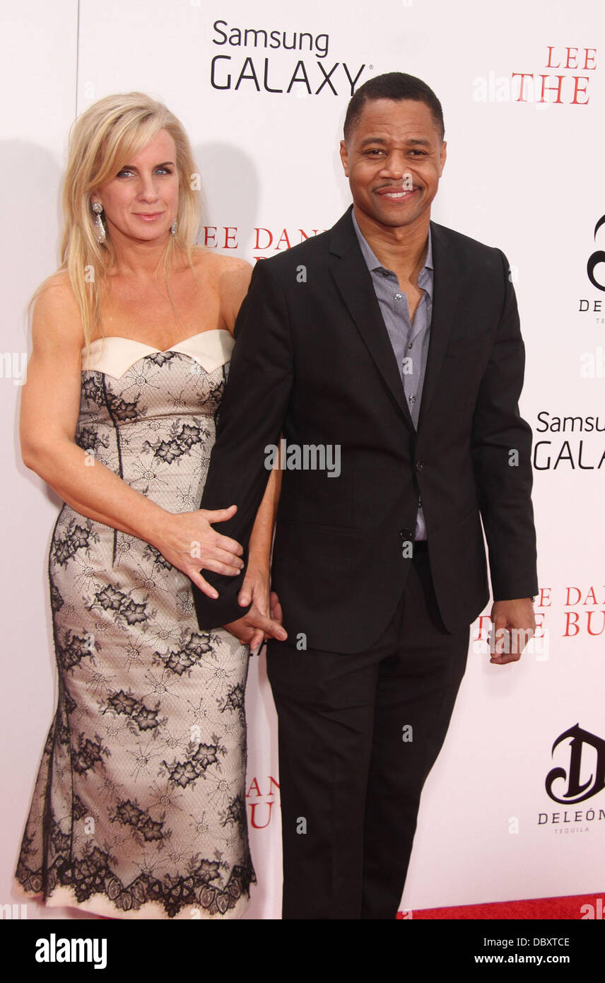 New York, NY, USA. 5th Aug, 2013.  - Actor CUBA GOODING JR. and his wife SARA KAPFER attend the New York premiere of 'Lee Daniels' The Butler' held at the Ziegfeld Theatre. © Nancy Kaszerman/ZUMAPRESS.com/Alamy Live News Stock Photo