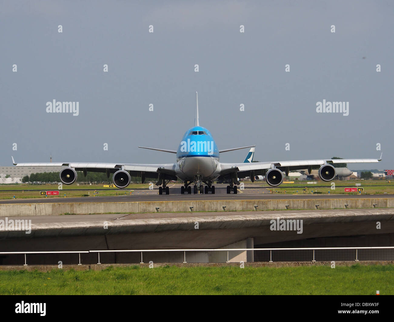 PH-BFM KLM Royal Dutch Airlines Boeing 747-406(M) - cn 26373 14july2013 1 Stock Photo