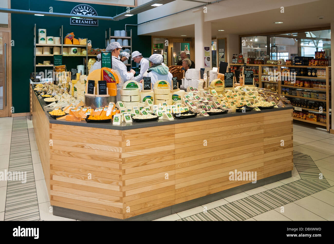 Great Britain, England, North Yorkshire, Hawes, Wensleydale Creamery