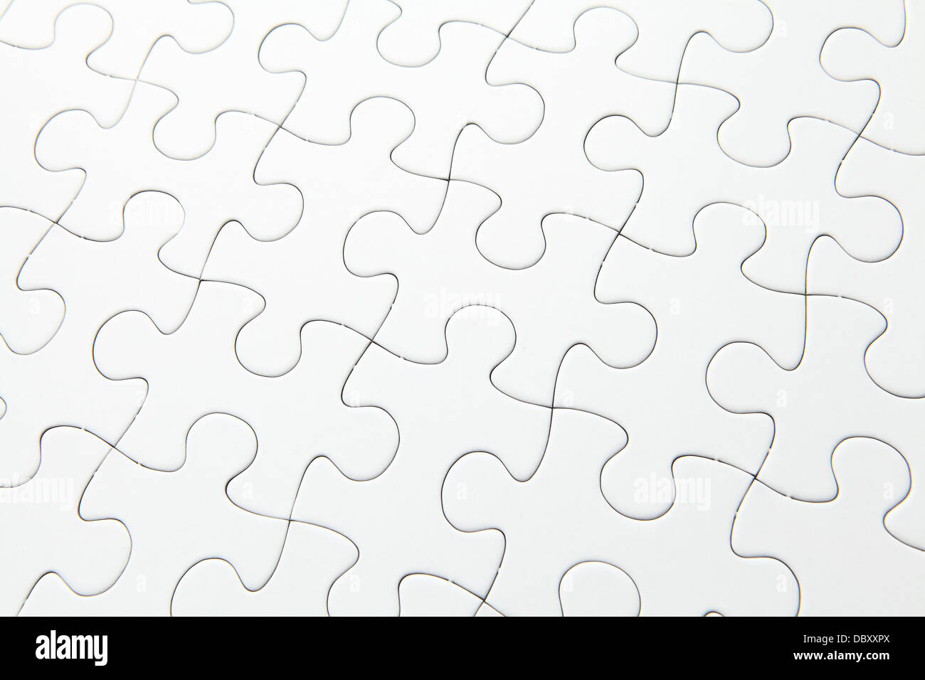 Blank jigsaw puzzle Stock Photo - Alamy