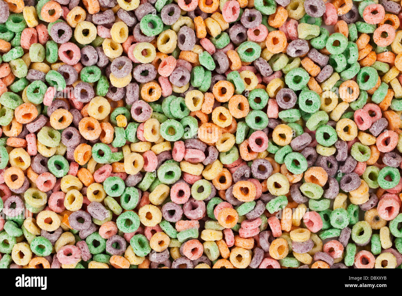fruit loops cereals Stock Photo 58984223 Alamy