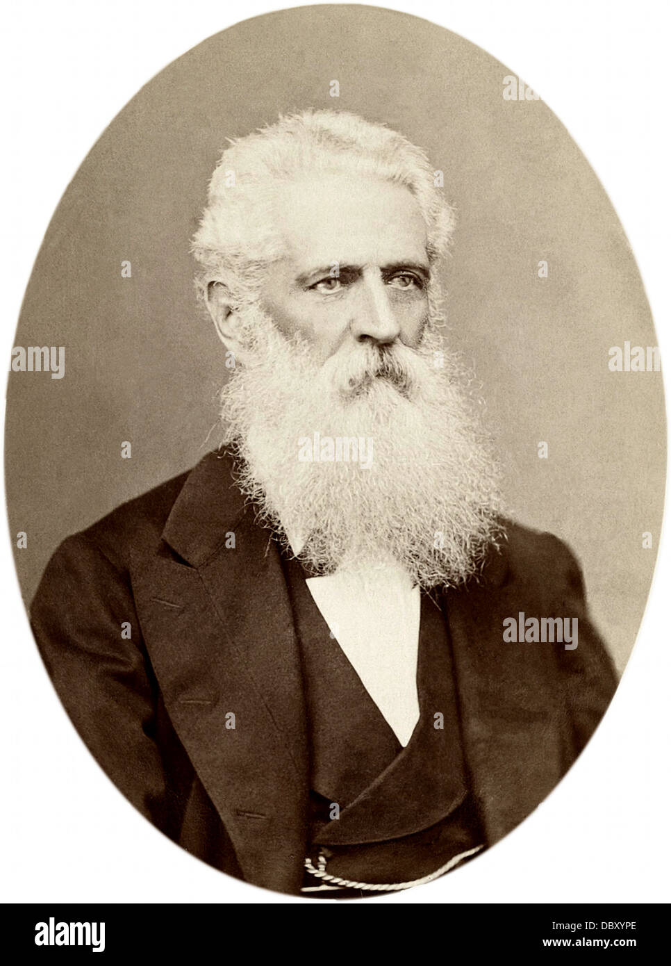 Orazio Antinori (1811 - 1882), Italian explorer and zoologist. Stock Photo