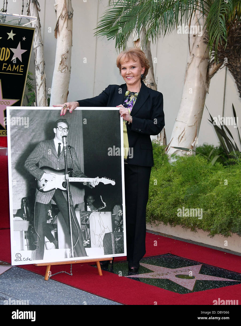Maria Elena Holly Buddy Holly Star Unveiling On The Hollywood Walk Of Fame Held In Front of Capital Records Hollywood, California - 07.09.11 Stock Photo