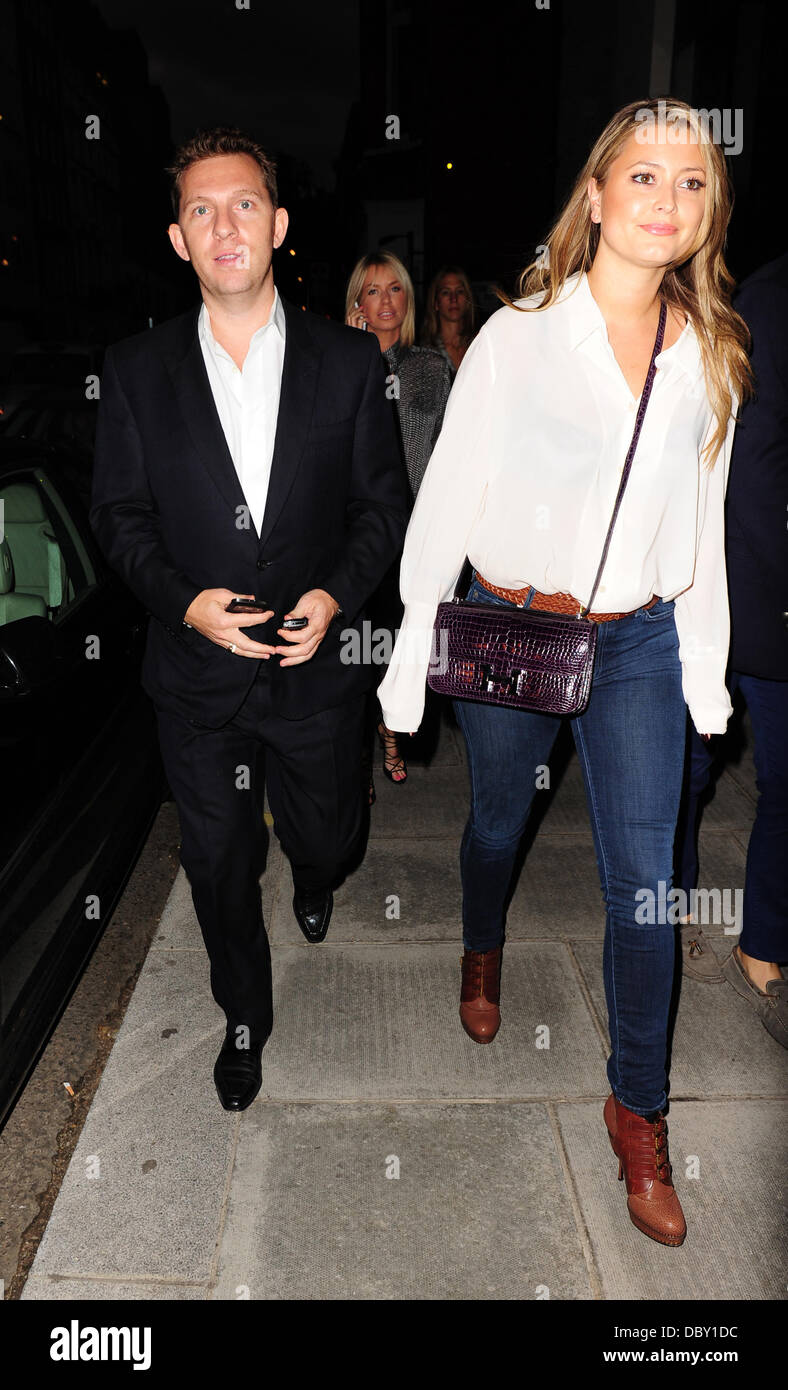 Nick Candy and Holly Valance  Fashion's Night Out - at Asprey store  London, England - 08.09.11 Stock Photo
