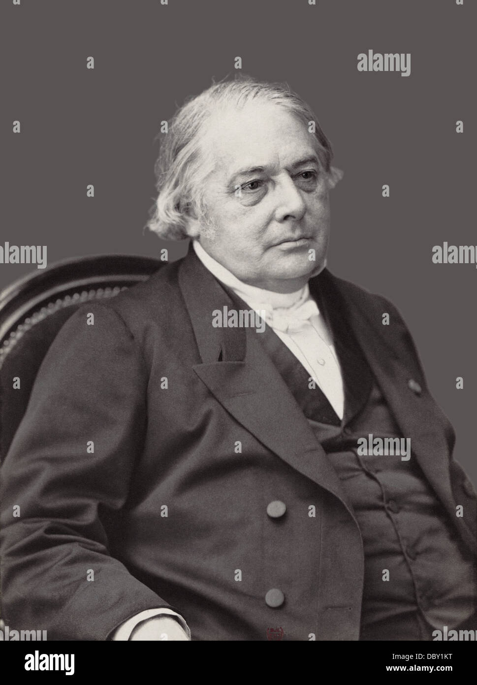 François Jules Devinck, (1802 - 1878), french entrepeneur (chocolatier) and politician of the XIX century. Stock Photo
