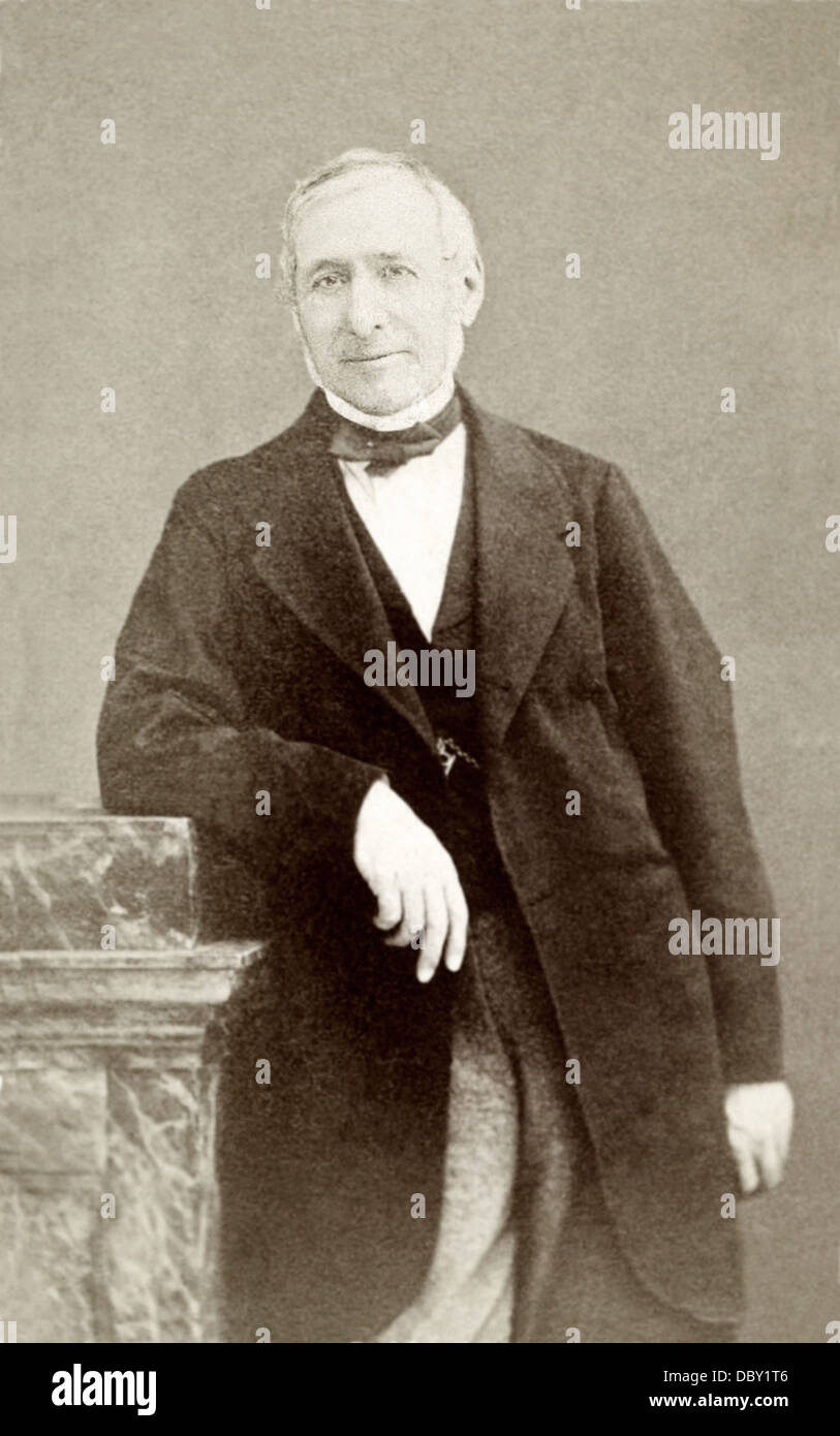 Alphonse Pyramus de Candolle (1806 - 1893), Swiss botanist. Stock Photo
