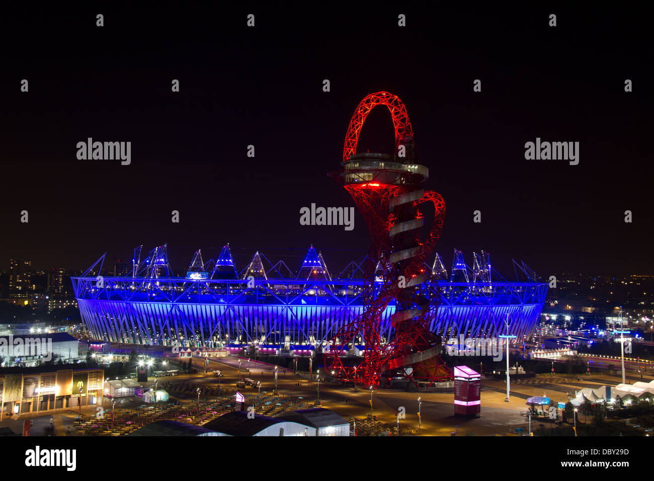 Opening Ceremony at the 2012 Paralympics, Queen Elizabeth Olympic Park, Stratford, London, United Kingdom Stock Photo
