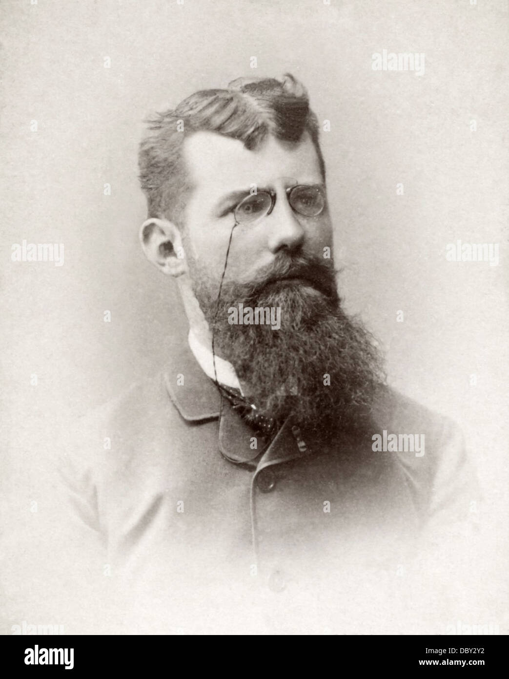 Maxence de Chalvet (1849 - 1891), french egyptologist and historian Stock Photo
