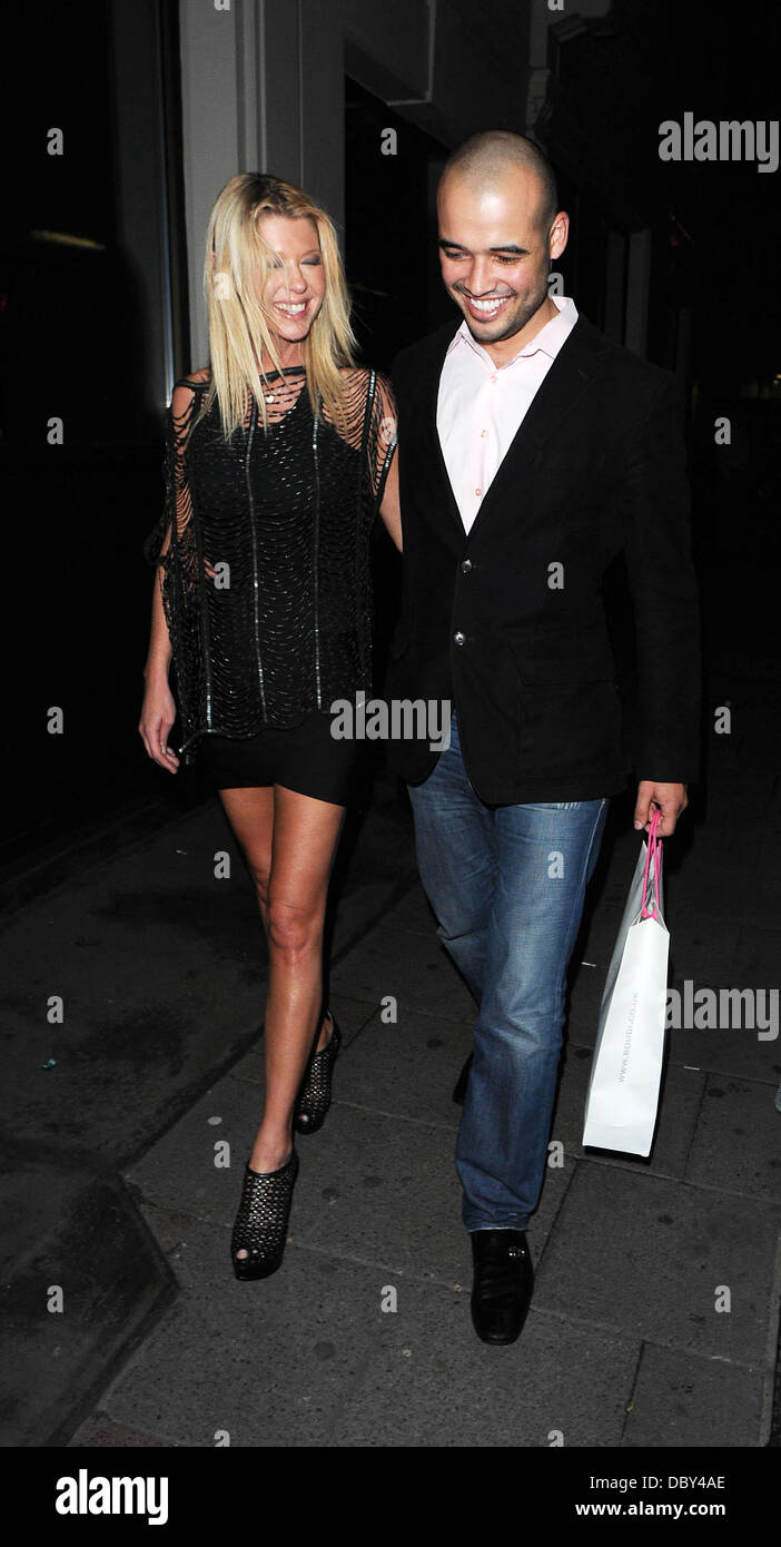 Tara Reid and her husband Zack Kehayov leaving Nobu Berkeley restaurant