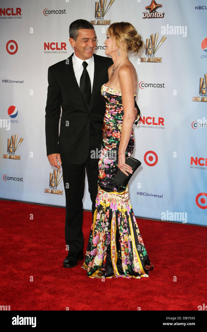 Antonia Banderas and Melanie Griffith 2011 NCLR ALMA Awards - arrivals ...