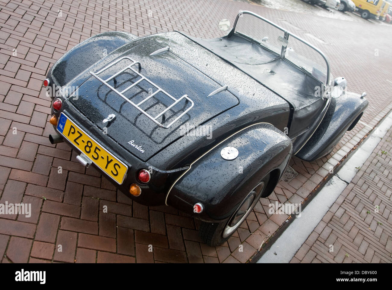 Burton kit car parked on street Netherlands Stock Photo