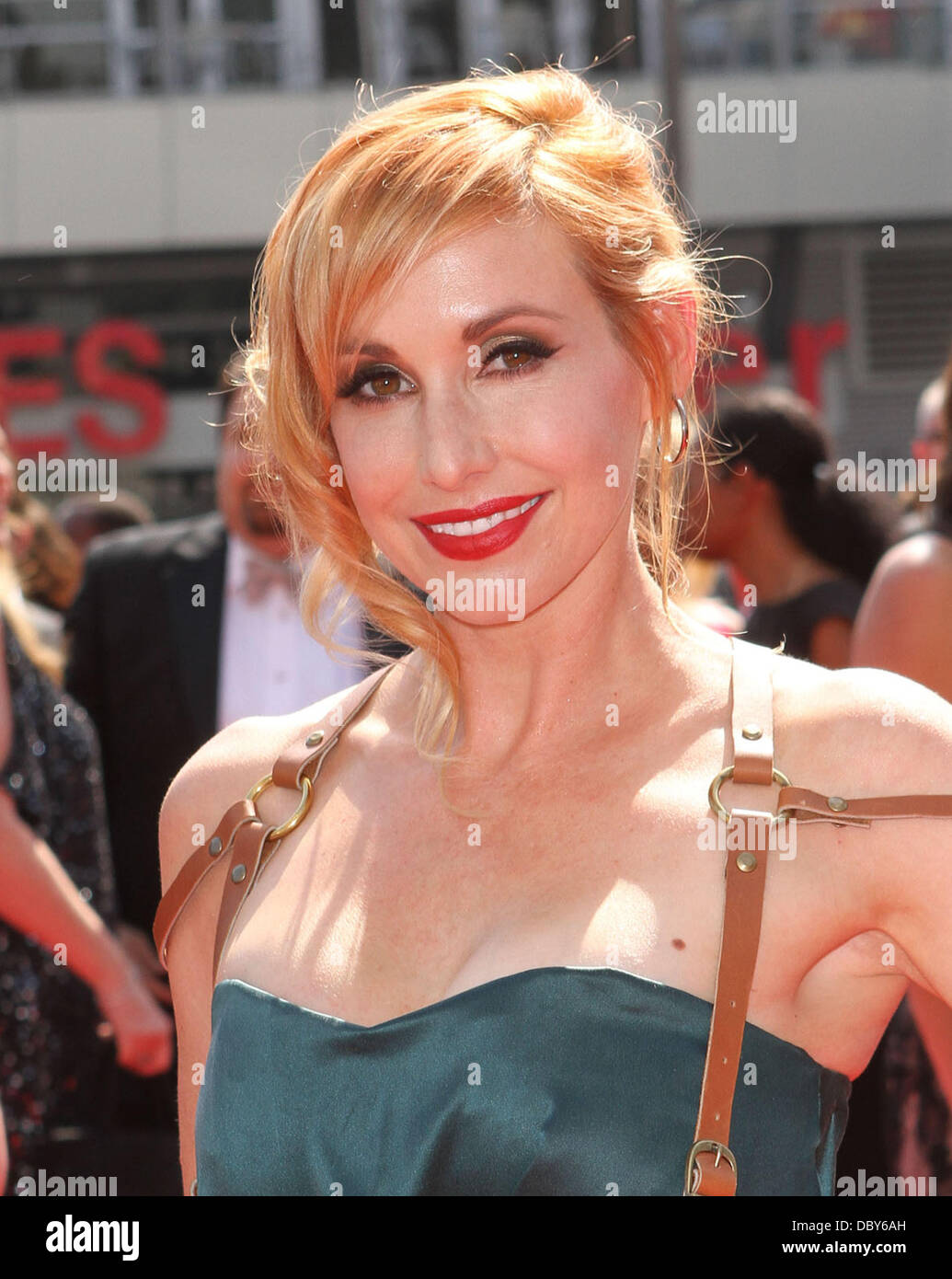 Kari Byron 2011 Primetime Creative Arts Emmy Awards Held at The Nokia Theatre L.A. Live Los Angeles, California - 10.09.11 Stock Photo