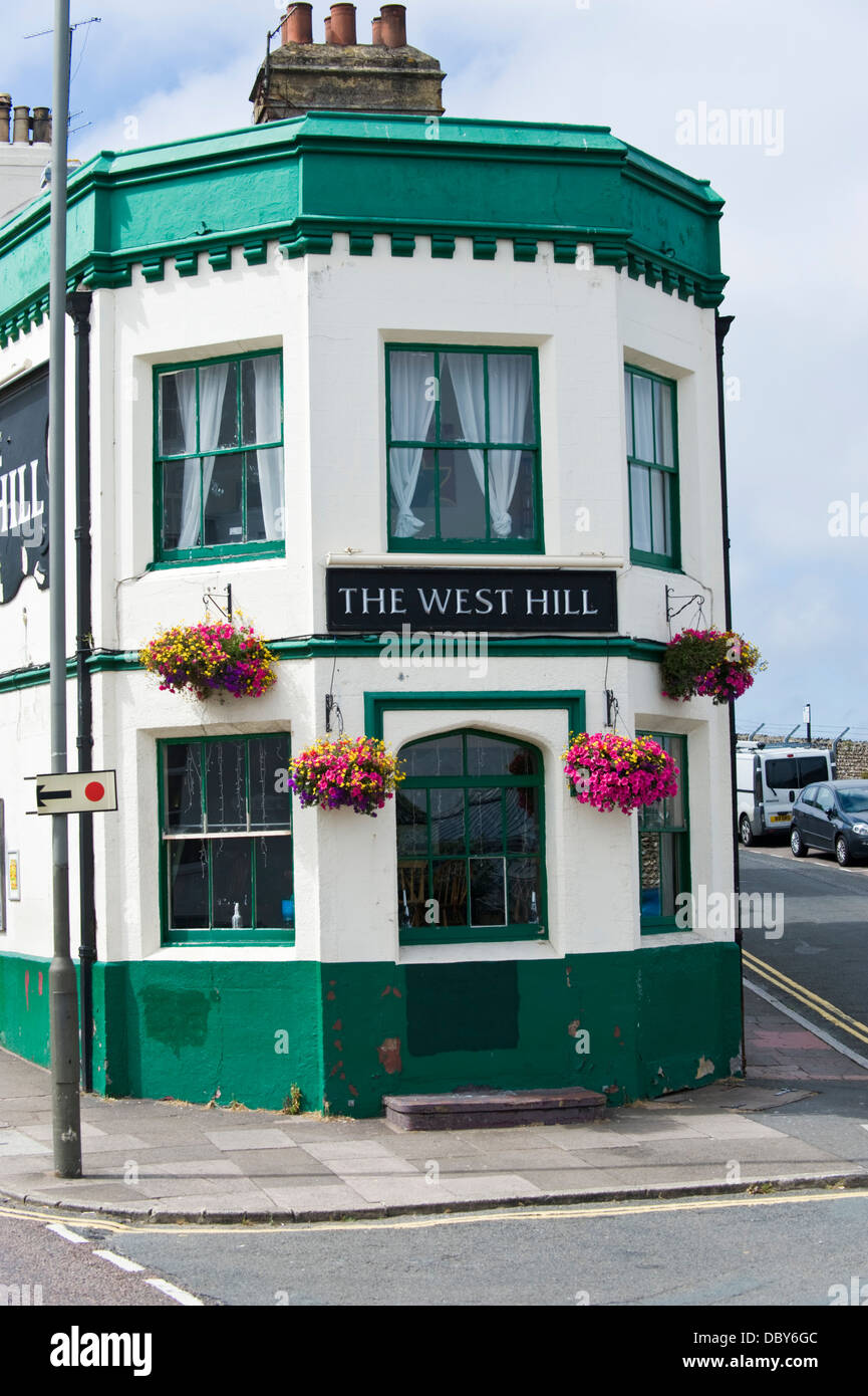 Exterior of THE WEST HILL pub in Brighton East Sussex England UK Stock Photo