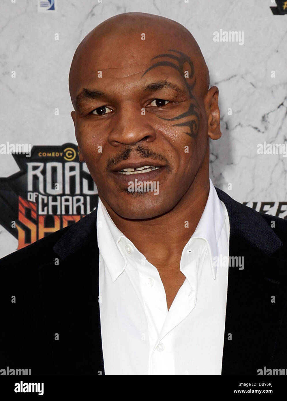 Mike Tyson Comedy Central Roast Of Charlie Sheen Arrivals held at