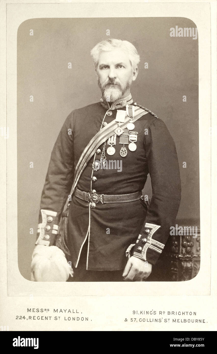 James Augustus Grant (1827 — 1892), scottish explorer of the eastern equatorial Africa. Stock Photo
