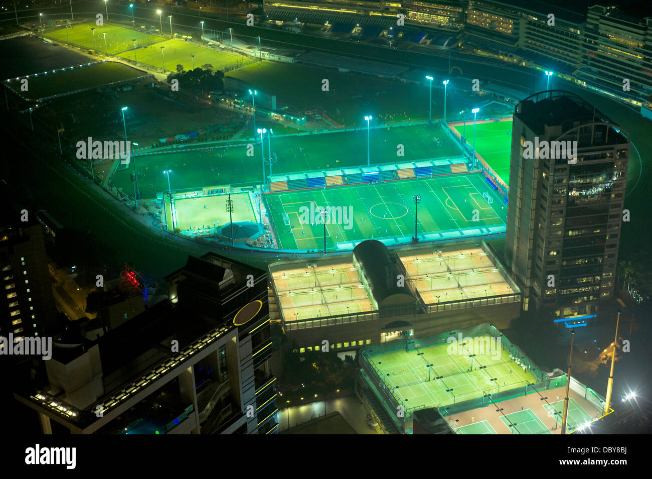 Aerial view of sport stadiums in Hong Kong Stock Photo - Alamy