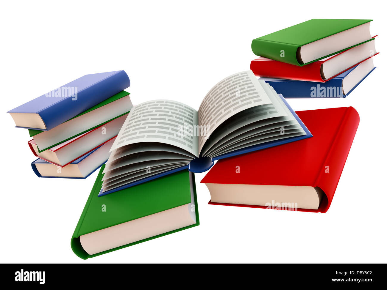 set of books Stock Photo Alamy