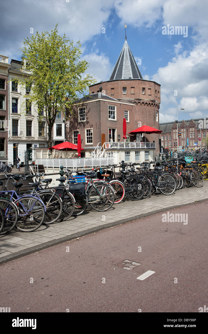 Weeping Tower (Schreierstoren) in Amsterdam, Holland, Netherlands. Stock Photo