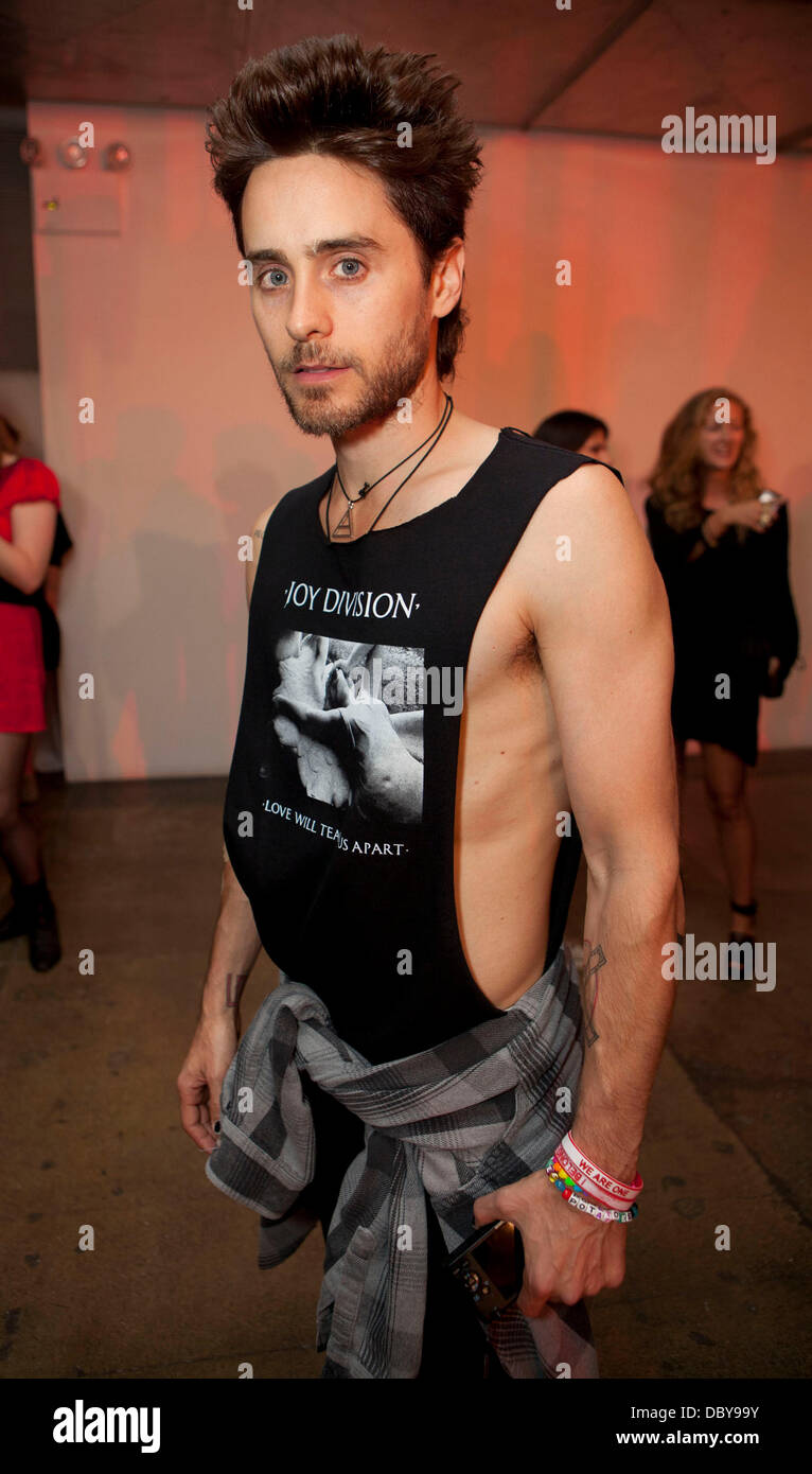 Jared Leto New York Mercedes-Benz Fashion Week Spring 2012 - Katie  Gallagher - Presentation New York City, USA - 11.09.11 Stock Photo - Alamy, image size:766x1390