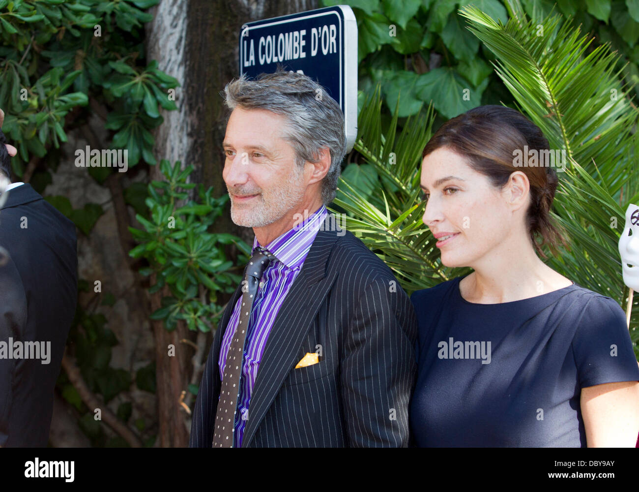 Antoine de Caunes attends his daughters wedding held at Saint Paul de