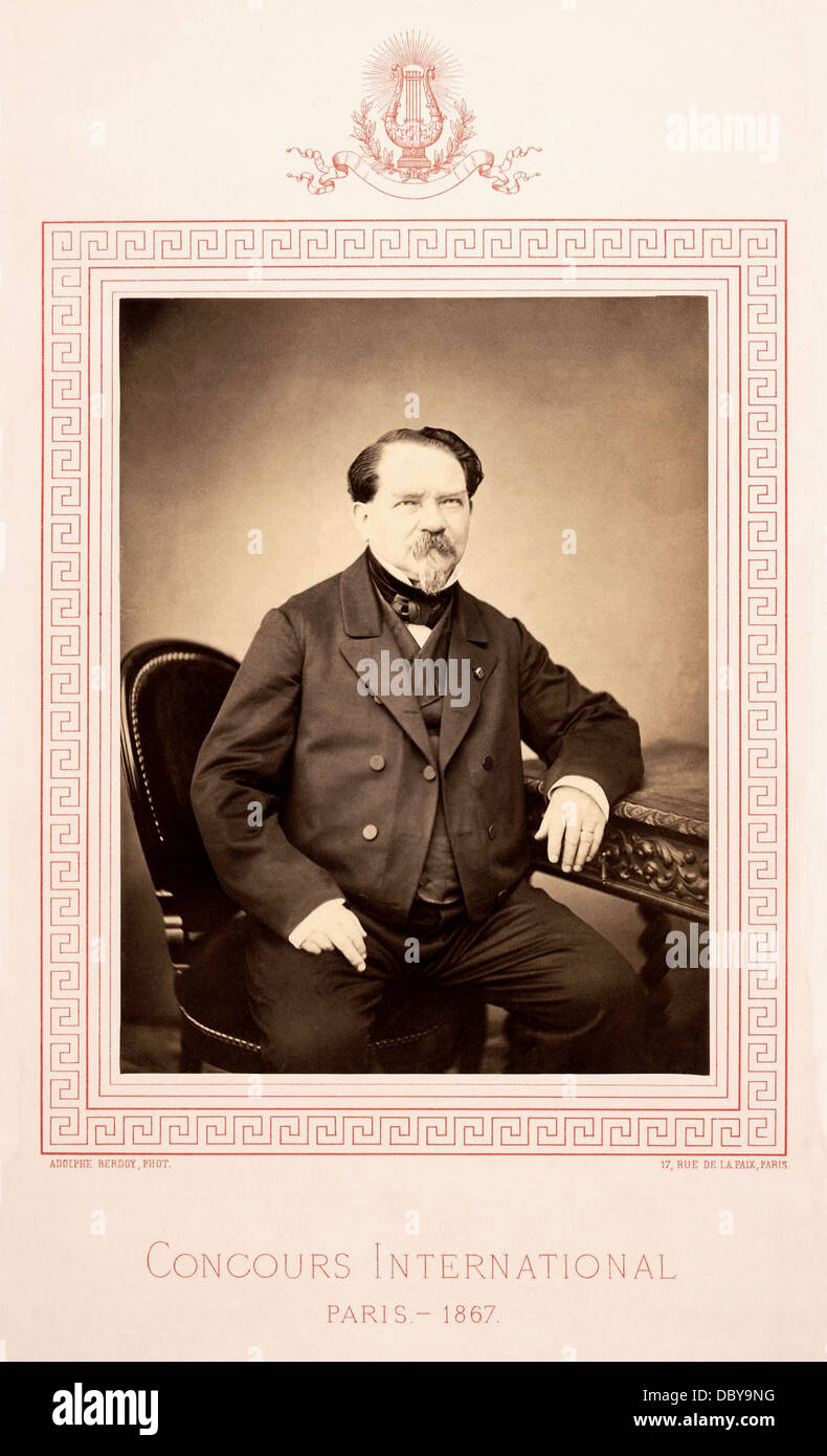 Jean-Georges Kastner (1810 - 1867), French composer. Stock Photo