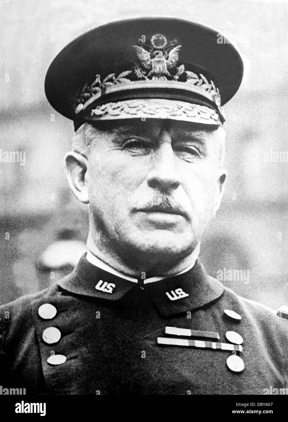 Leonard Wood (1860 - 1927), american general in the US Army, and physician. Stock Photo