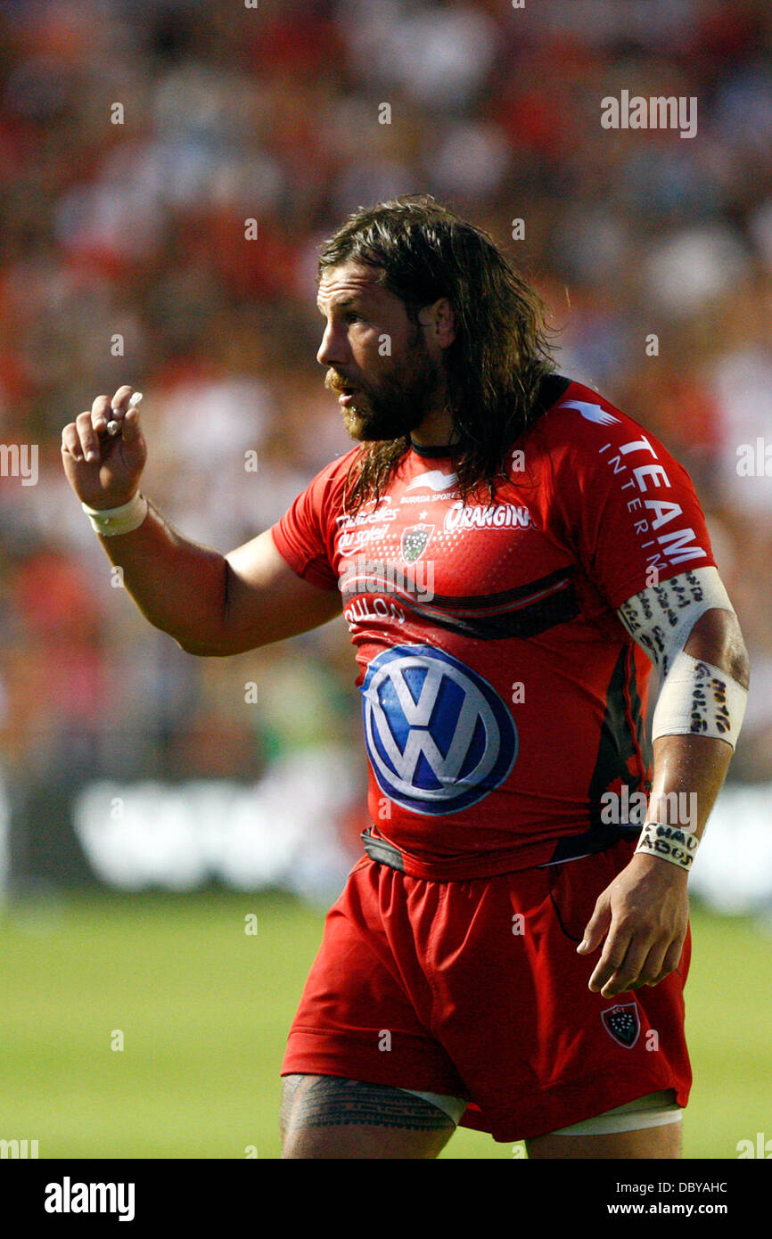 Toulon, France. 02nd Aug, 2013. Martin Castrogiovanni during the friendly game between Toulon and Racing Metro from the Stade Mayol. © Action Plus Sports/Alamy Live News Stock Photo