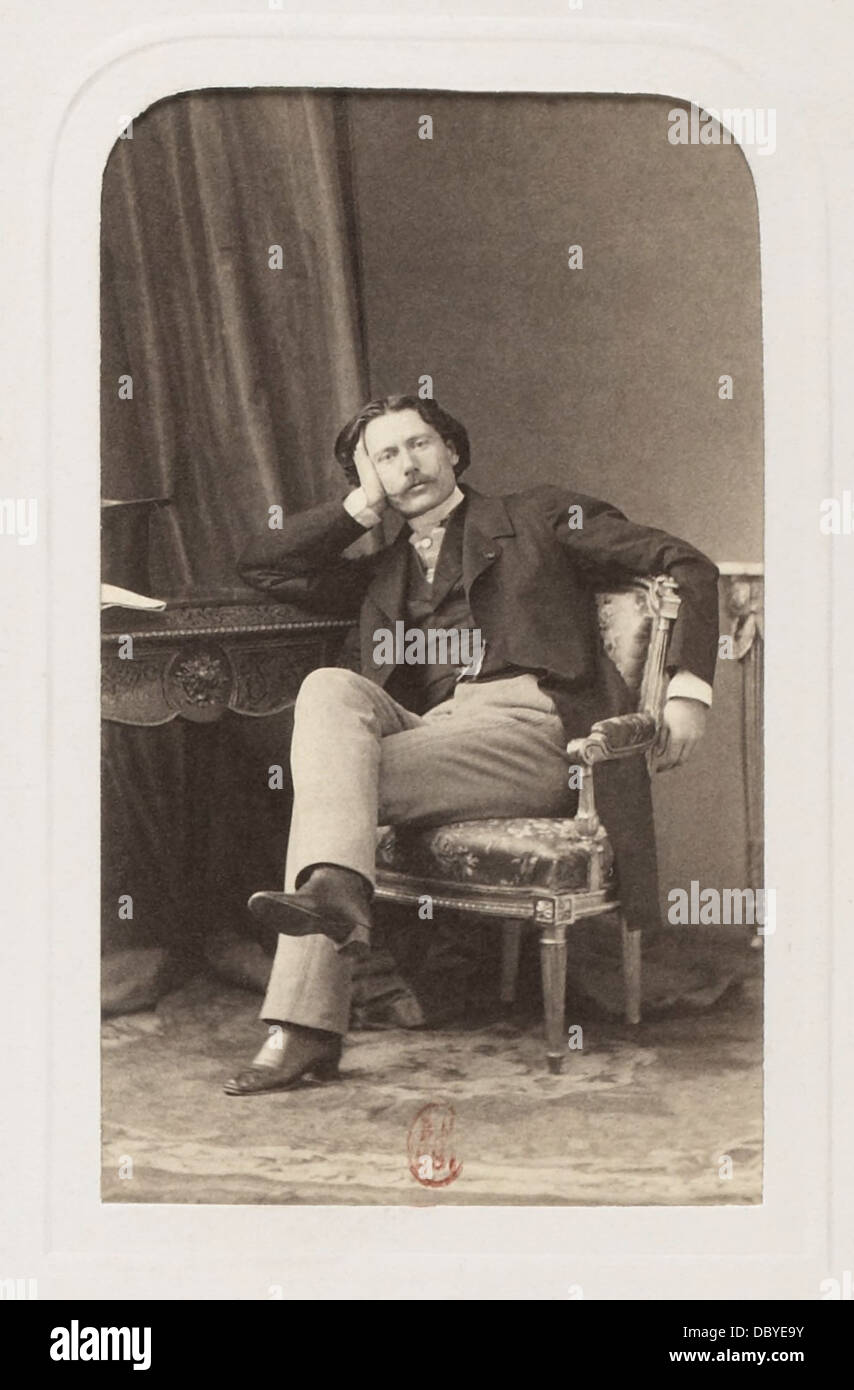 Costantino Nigra (1828 - 1907), italian poet, diplomat and politician. Stock Photo