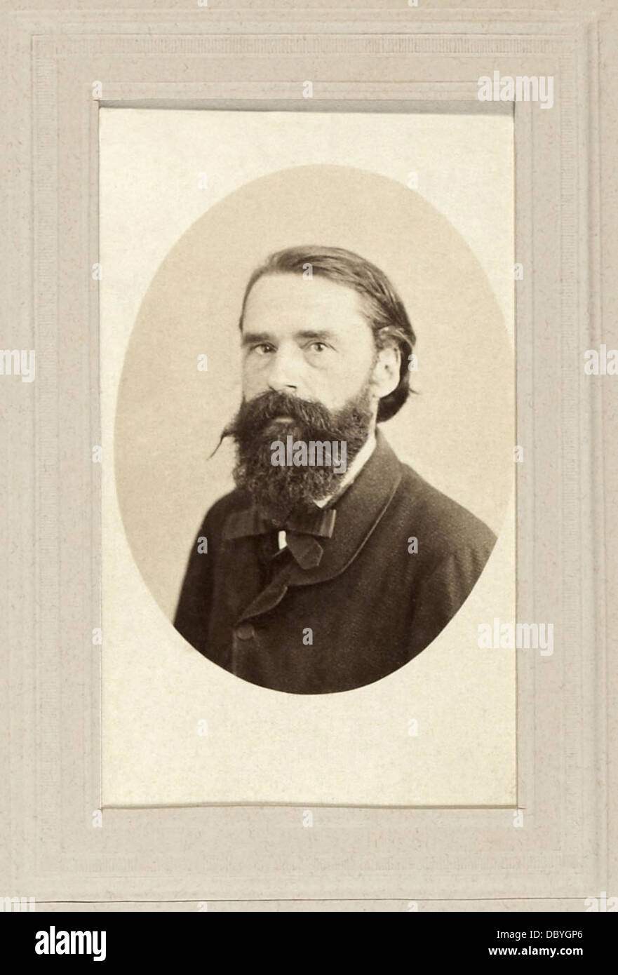 Ferdinand Gregorovius (1821 - 1891) german historian. Stock Photo