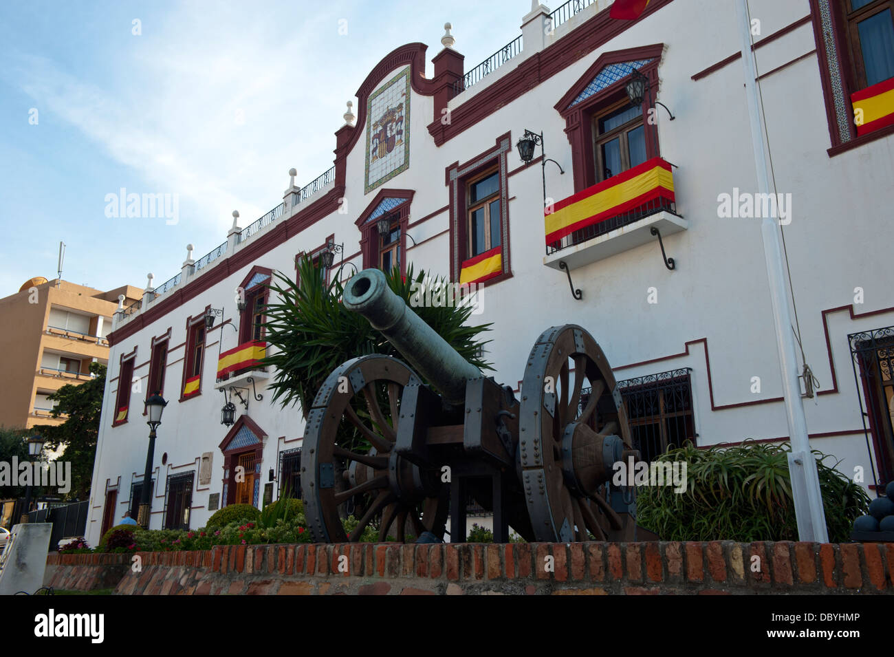 Ceuta General Command Headquarters .Africa square. Ceuta . Spain Stock