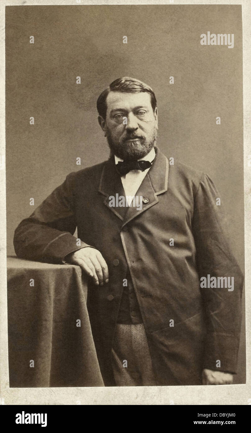 Auguste Mariette (1821-1881), french egyptologist, ca.1861. Stock Photo
