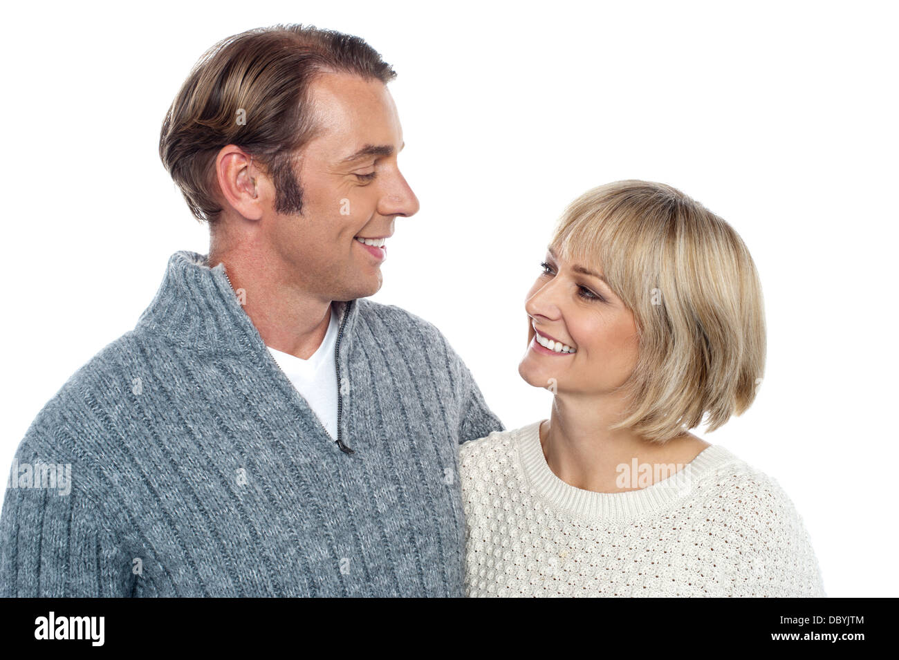 Trendy middle aged love couple hi-res stock photography and images - Alamy