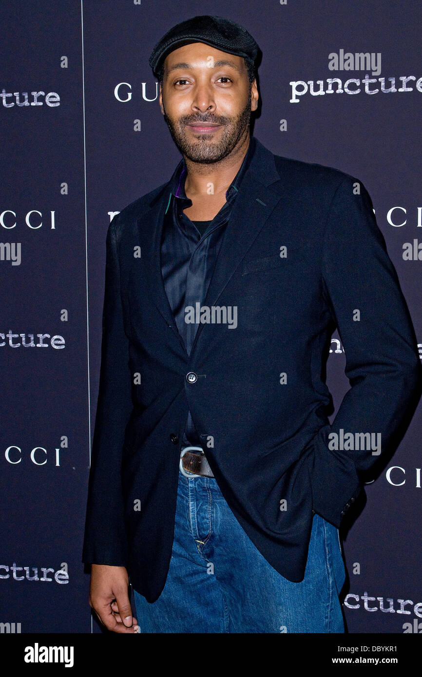 Jesse L. Martin  Special Screening of 'Puncture' hosted by Gucci - Arrivals New York City, USA - 15.09.11 Stock Photo