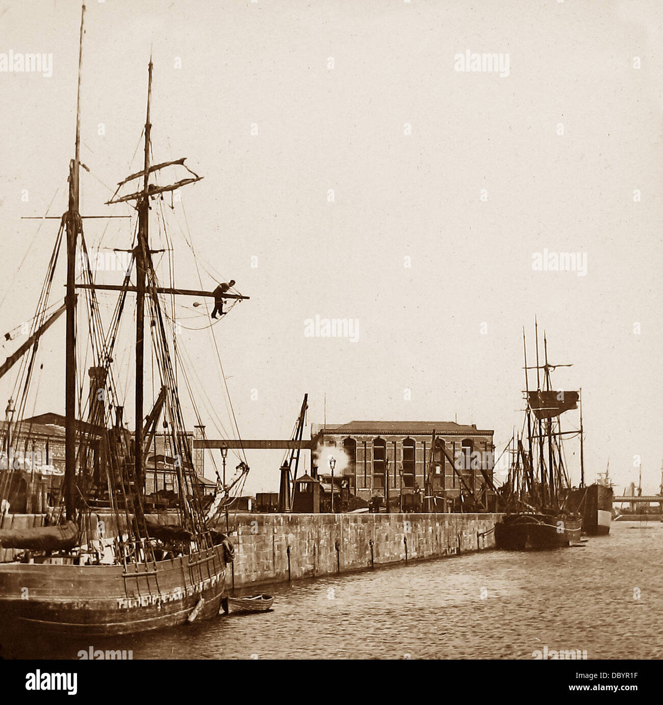 Barrow-in-Furness Devonshire Docks Victorian period Stock Photo