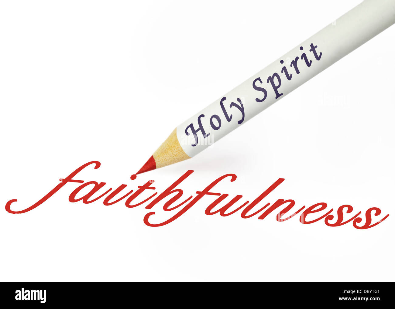 Fruit of the Spirit is faithfulness Stock Photo