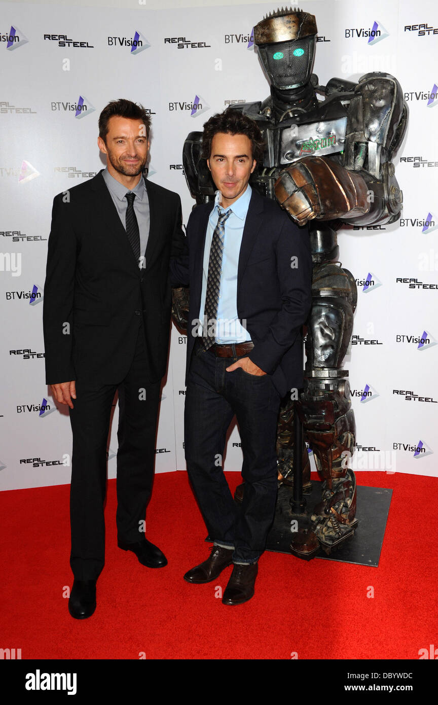 Hugh Jackman and Shawn Levy Real Steel preview screening at the BT