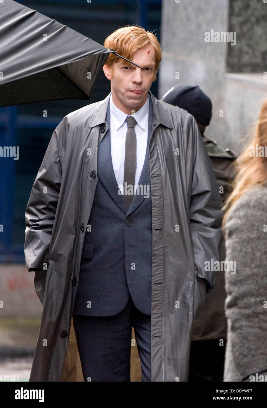 Latest Hugo Weaving pics from the set of Cloud Atlas in Glasgow