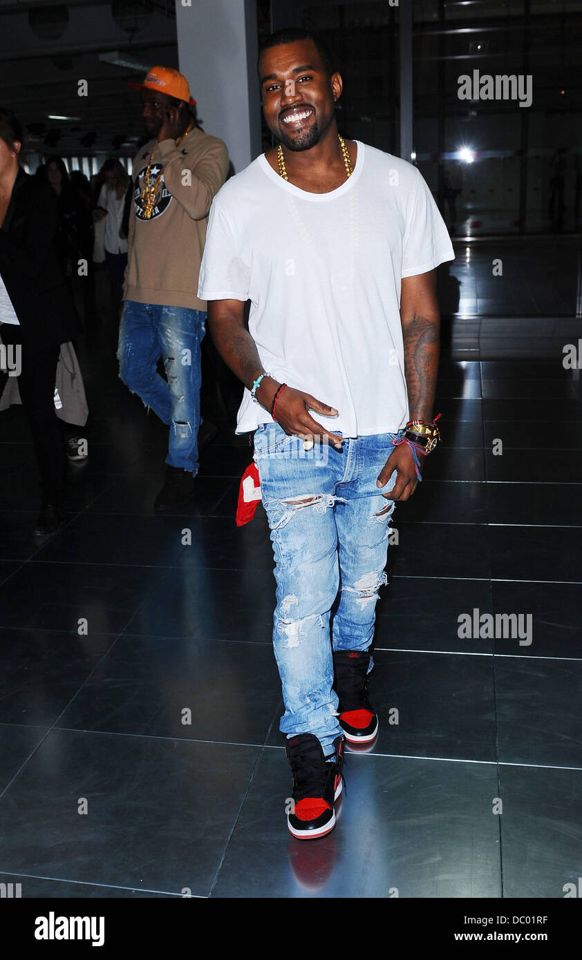 Kanye West  London Fashion Week Spring/Summer 2012 - Christopher Kane - Front Row London, England - 19.09.11 Stock Photo