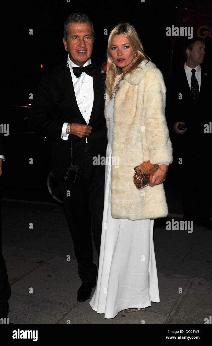 Mario Testino and Kate Moss Moet & Chandon Etoile Award - gala ceremony ...