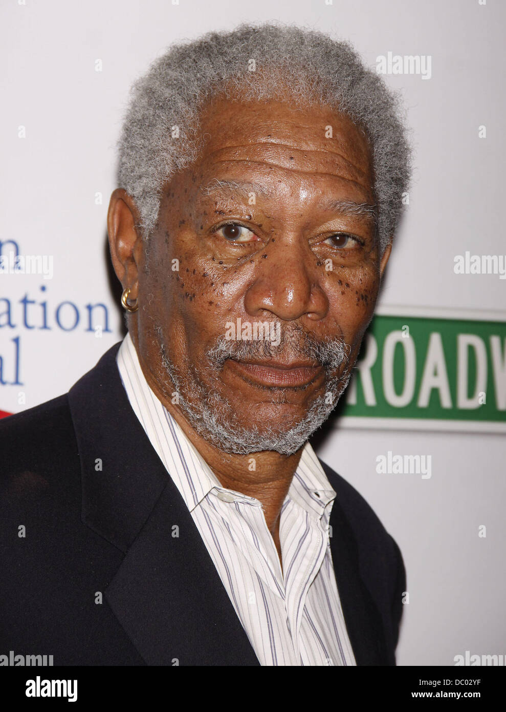 Morgan Freeman After party for the world premiere all-star staged
