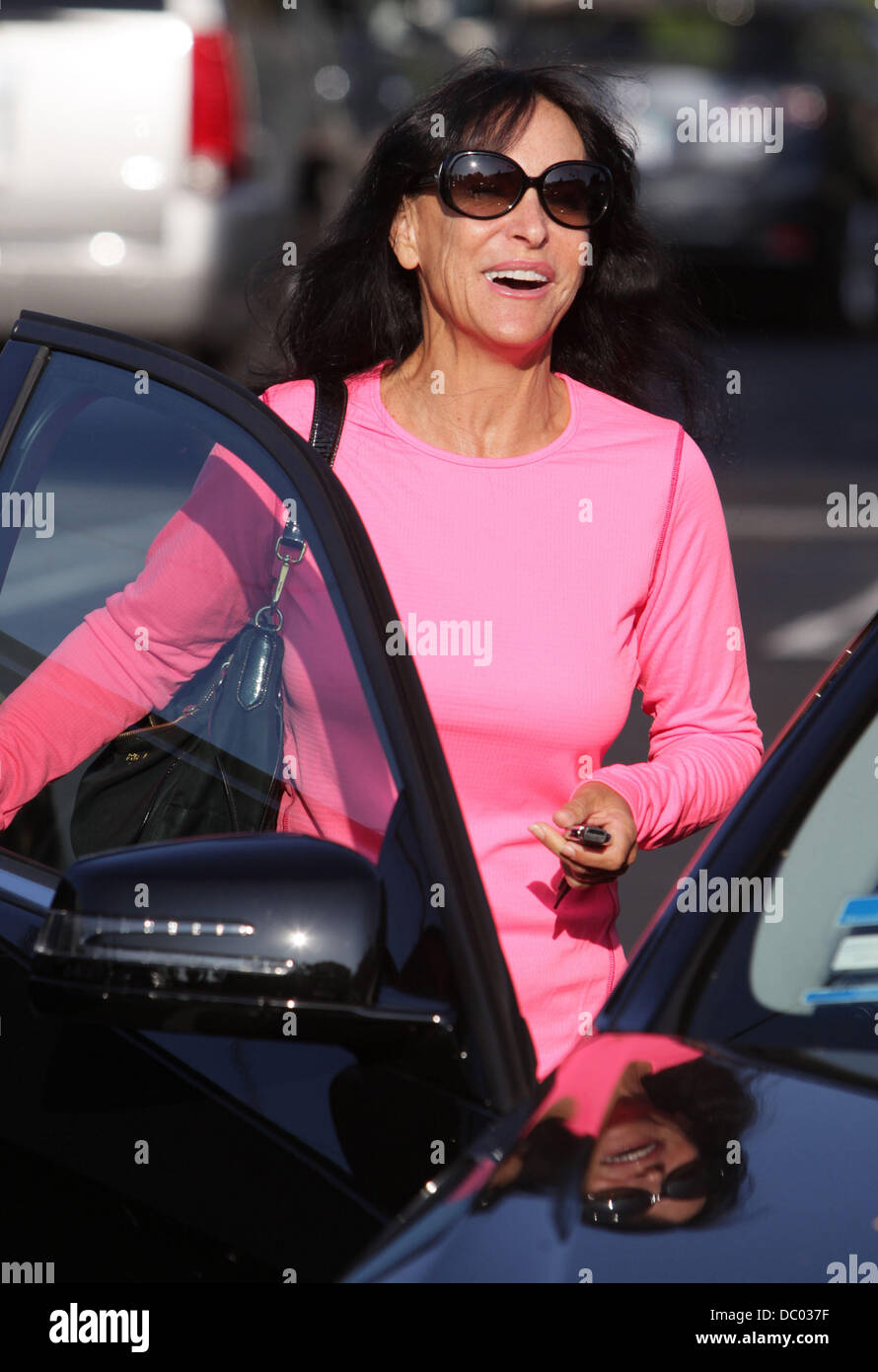 Brooke Mueller's mother Moira Fiore outside Fred Segal in West Stock